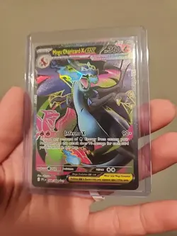 2025 Pokemon Phantasmal Flames PFL EN Mega Charizard X ex Ultra Rare #109/094 - Image 3