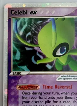 Pokemon Celebi ex 017/017 POP Series 2 Ultra Rare Holo EX MP - Image 2