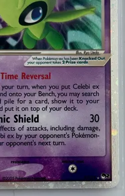 Pokemon Celebi ex 017/017 POP Series 2 Ultra Rare Holo EX MP - Image 4
