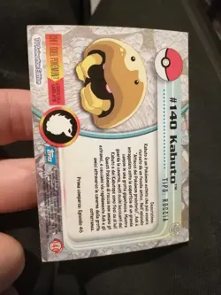 Carta Pokemon Topps Kabuto #140 Holo Foil Ita - Image 4