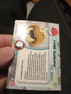 Carta Pokemon Topps Kabuto #140 Holo Foil Ita - Image 5