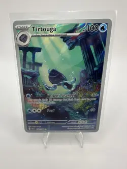 Pokemon Tirtouga Illustration Rare Holo 106/086 Sv: Black Bolt 100 HP English - Image 1