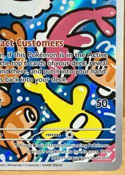 Tatsugiri 186/167 SV08: Twilight Masquerade Illustration Rare Holo Pokemon TCG - Image 3