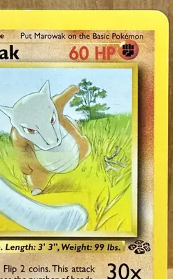 Marowak 39/64 Jungle Set 1st Edition 1999 Vintage Pokemon TCG - Image 4