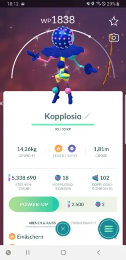 Pokemon Go Shiny Blacephalon - Schillernd - Pokemon Go Shiny Kopplosio - Image 1