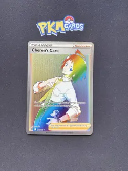Pokemon TCG Cherens Care Brilliant Stars 177/172 Holo Secret Rare NM. - Image 1