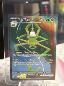 Pokemon TCG Spidops EX 243/198 Illustration Scarlet & Violet Base Set - Image 1