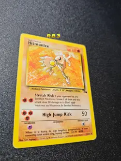 Pokemon TCG | Hitmonlee - 22/62 Non-Holo | Fossil Set 1999 | Vintage Rare - Image 4