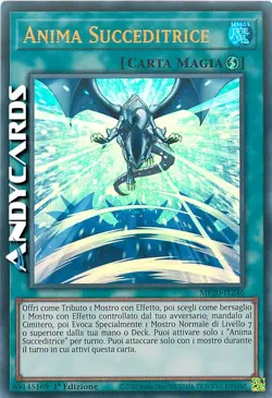 ANIMA SUCCEDITRICE • (Successor Soul) • Ultra R • MP20 IT246 • 1Ed • Yugioh! - Image 1
