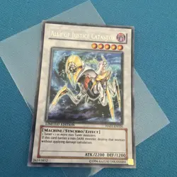 Yugioh Ally Of Justice Catastor HA01-EN026 Secret Rare Limited Edition LP - Image 1