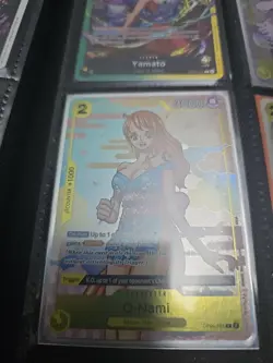 One Piece TCG - O - Nami - OP06 - 101 - Holo EX (Slight Bend At Corner) - Image 1