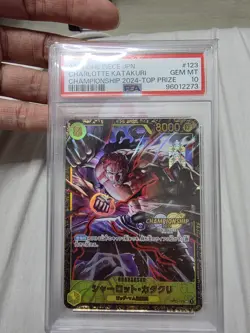 PSA10 Charlotte Katakuri SEC OP03-123 Championship 2024 Top Prize One Piece Card - Image 2