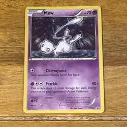 Mew XY192 Black Star Promo Holo Pokemon Card XY - HD GALAXY COSMOS SWIRL - Image 2