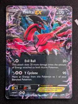 Yveltal EX - XY08 - Pokemon XY Promo Ultra Rare Card MP - Image 1