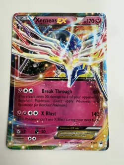 Pokemon TCG Xerneas EX Black Star Promo Holo Rare Card XY07 LP - Image 1