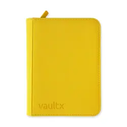 Vault X Sunrise Yellow 4-Pocket Exo-Tec Zip Binder - 160 Cards - New - Image 1