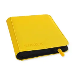 Vault X Sunrise Yellow 4-Pocket Exo-Tec Zip Binder - 160 Cards - New - Image 3