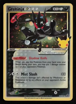 Greninja Star SWSH144 Pokemon SWSH: Sword & Shield Promo Cards Promo NM - Image 1