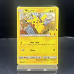 Pikachu Holo 25/25 McDonald's 25th Anniversary Promo Card - Pokemon TCG (LP) - Image 1