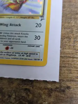 Pokemon TCG Pidgeot Base Set 2 Holo Unlimited Rare Card 14/130 LP - Image 2