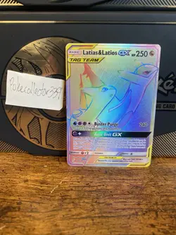 NM/LP Latias And Latios GX 190/181 SECRET RARE Pokemon Card English - Image 1