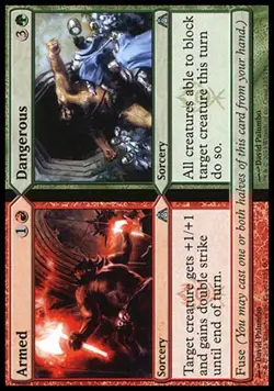 4x Armed Dangerous Dragon's Maze MtG Magic Split Uncommon 4 x4 Card Cards - Image 1