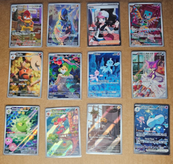 White Flare Illustration Rare Lot of 12 Cards Full Art Holo -NM/M **PACK FRESH** - Image 1