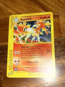 Pokemon TCG Rapidash Holo Card Expedition Base Set, Rare, 26/165 NM🔥 - Image 1