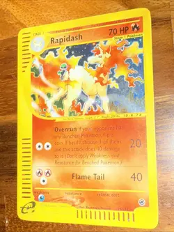 Pokemon TCG Rapidash Holo Card Expedition Base Set, Rare, 26/165 NM🔥 - Image 2