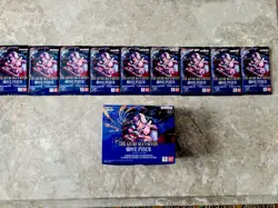 One Piece Card Game - OP-14 Booster Packs (Lot of 9) Brand New Factory Sealed - Image 1