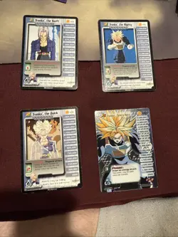 Trunks 1-3 + HT Cell Saga DBZ CCG Personality Card Set Dragon Ball Z Unlimited - Image 1