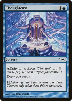 Thoughtcast Mirrodin Magic The Gathering MTG Card - Image 1
