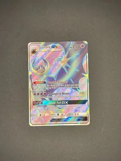 Lunala GX 141/149 - Sun & Moon - Full Art Holo Pokemon Card - Near Mint (NM) - Image 1