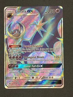 Lunala GX 141/149 - Sun & Moon - Full Art Holo Pokemon Card - Near Mint (NM) - Image 2