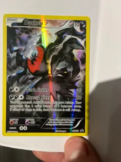 Darkrai XY114 Holo Black Star Promo Card Near Mint Condition NM - Image 1