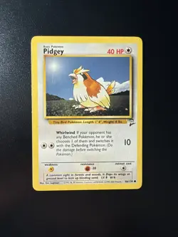 FREE SHIPPING PIDGEY - 86/130 - Base Set 2 - Pokemon Card - LP - Image 1