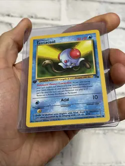Pokemon Tentacool 56/62 Fossil Regular 1st Edition LP Pokemon Nintendo Card TCG - Image 2