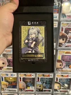 Zenless Zone Zero ZZZ Corin Gold Anime Impulse Metal Card - Image 1