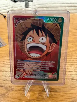 Monkey D. Luffy Alt Art Leader OP13-001 English One Piece Card OP13 - Image 1
