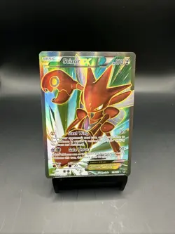 Pokemon TCG Scizor EX Full Art Ultra Rare Holo Card 119/122 Breakpoint - Image 1