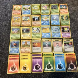 Base Set Pokemon Cards Bundle x 36 ok - Near Mint Condition 1999 WOTC - Image 1
