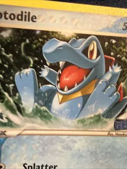 Totodile Pokemon Unseen Forces #78/115 Reverse Holo STAMP Pokemon Card NM - Image 5