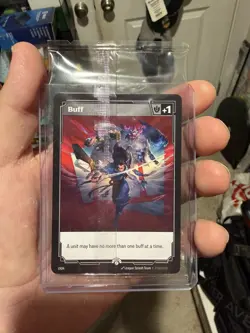 Riftbound Fist Bump Buff Double Sided Promo Card (EXCLUSIVE) Riot - Image 3