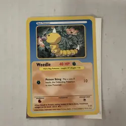 Funskool Pokemon Weedle Card 2004 - Image 1