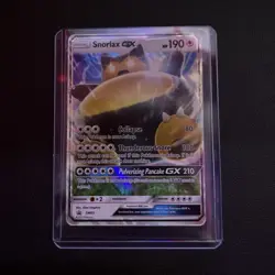 Pokemon Snorlax GX SM05 SM Promo GX Holo Basic Pokemon TCG English 2016 Card - Image 1
