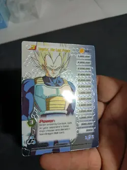 2001 Score DBZ Vegeta The Last Prince Hi-Tech Foil Limited Cell Saga Card LP - Image 3