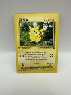 Pokemon Pikachu TCG Jungle Card 60/64 1st Edition Common - Image 1