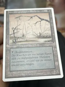 German Misprint • Pack Fresh • Drudge Skeletons + Extra • Mtg (1918) - Image 3