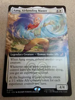 Aang, Airbending Master - #171 Regular (Extended Art) Avatar - Mtg - Image 1