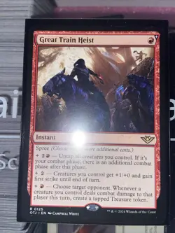 Great Train Heist #125 Magic Outlaws of Thunder Junction - Image 1